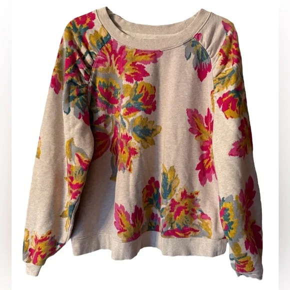 Saturday/Sunday by Anthropologie Edita Ruched Sweatshirt - 1X - Picture 2 of 4